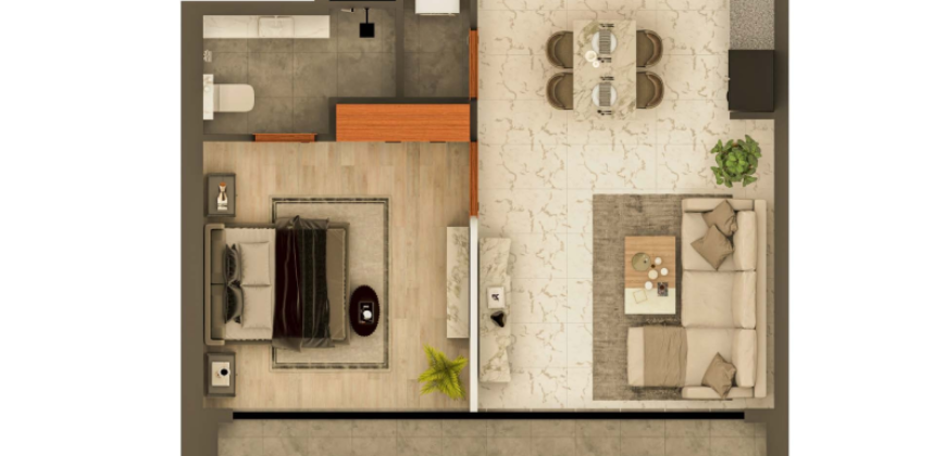 1 Bedroom Apartment