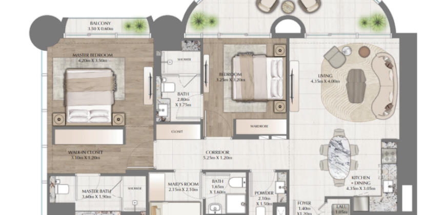 2 Bedroom Apartment