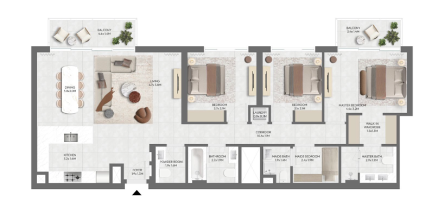 Apartments3 bedroom