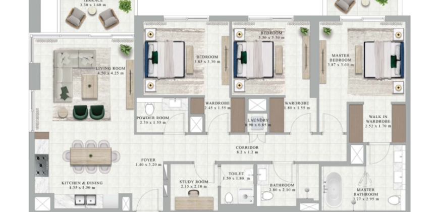 Apartments 3 bedroom