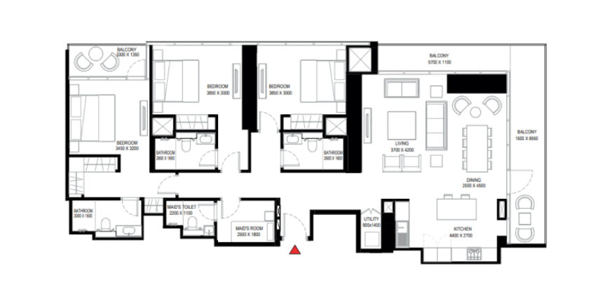 Apartments 3 bedroom