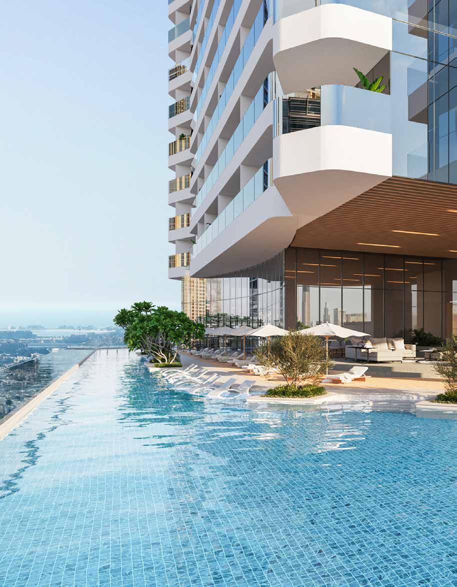INFINITY POOLS WITH 270° VIEWS OF THE DUBAI SKYLINE