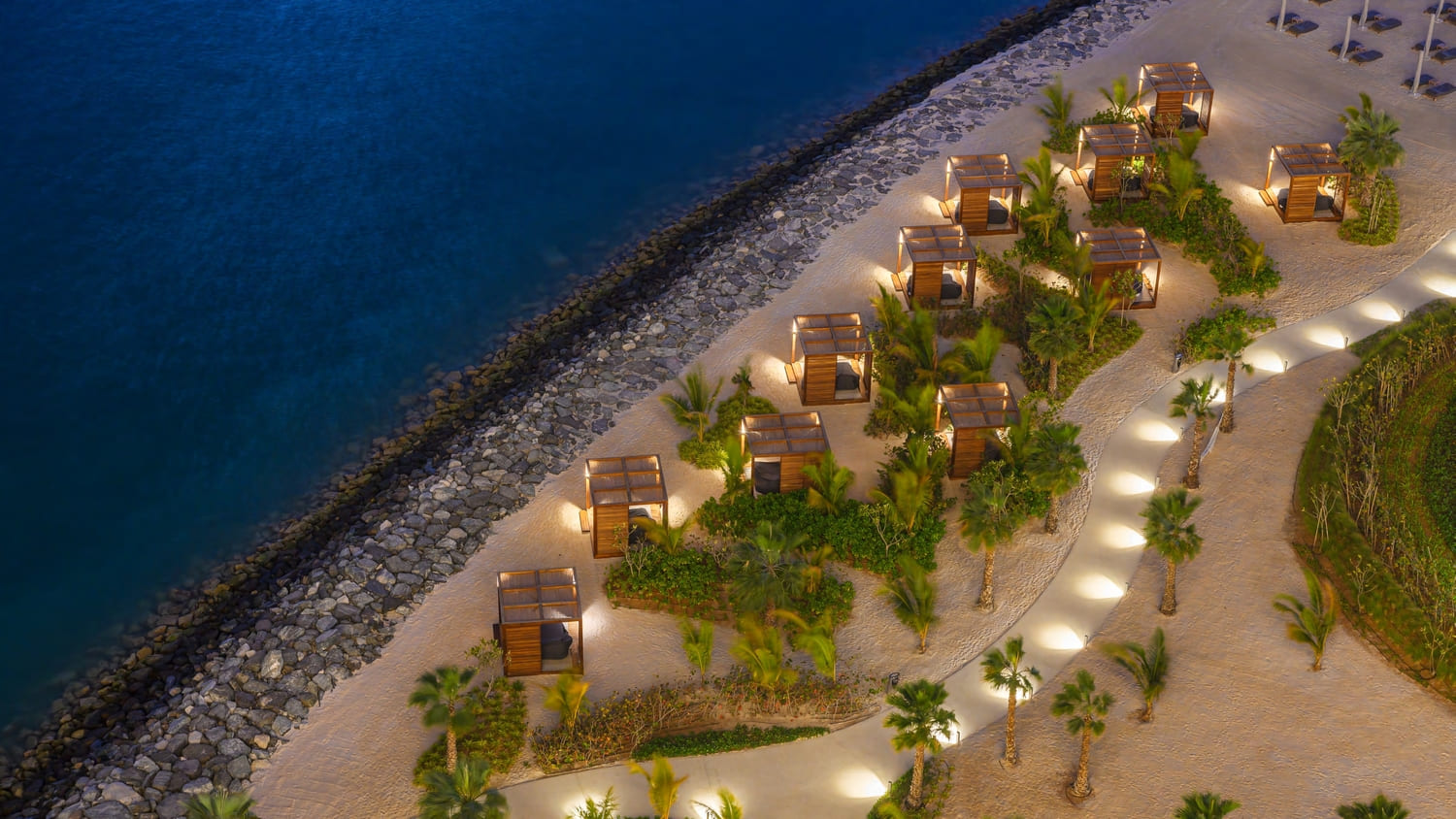 Beach club at One at Palm Jumeirah