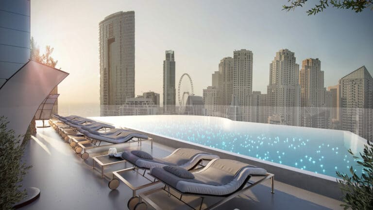 Rooftop swimming pool