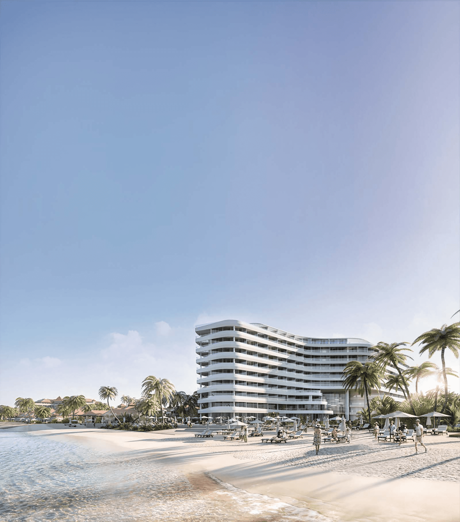 Access to a private beach