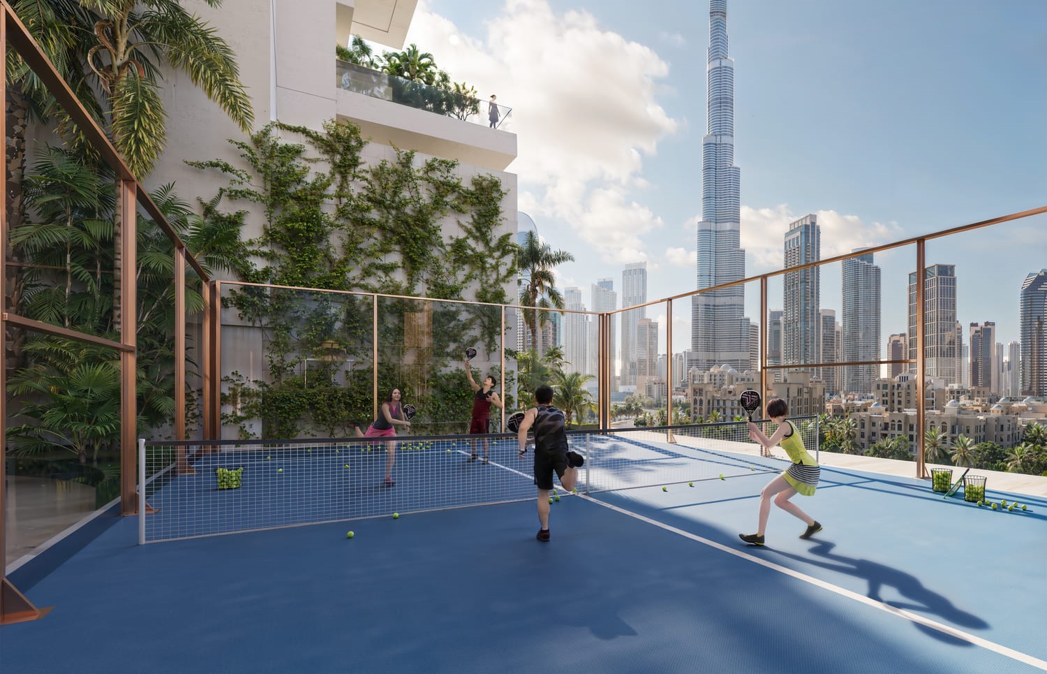 Multi purpose basketball / volleyball court