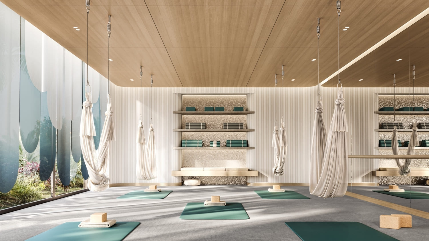 Indoor Yoga Area