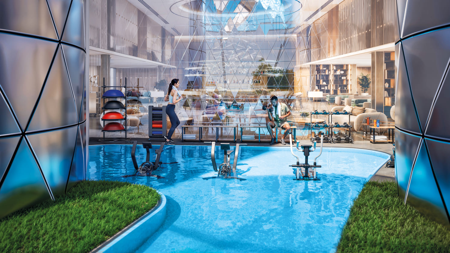 GYMNASIUM, SPA AND WELLNESS CENTER
