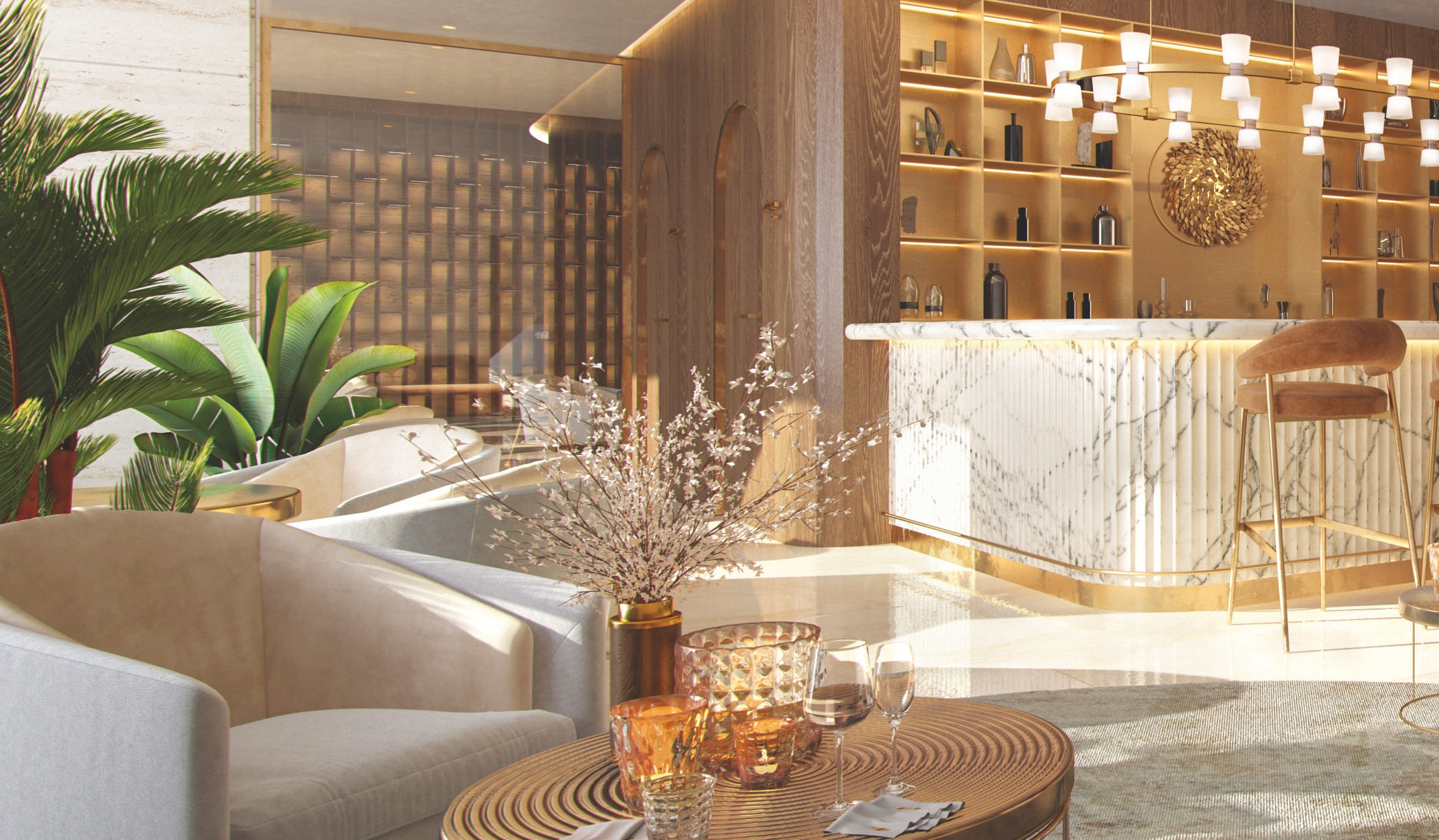 Dedicated space for a private- club