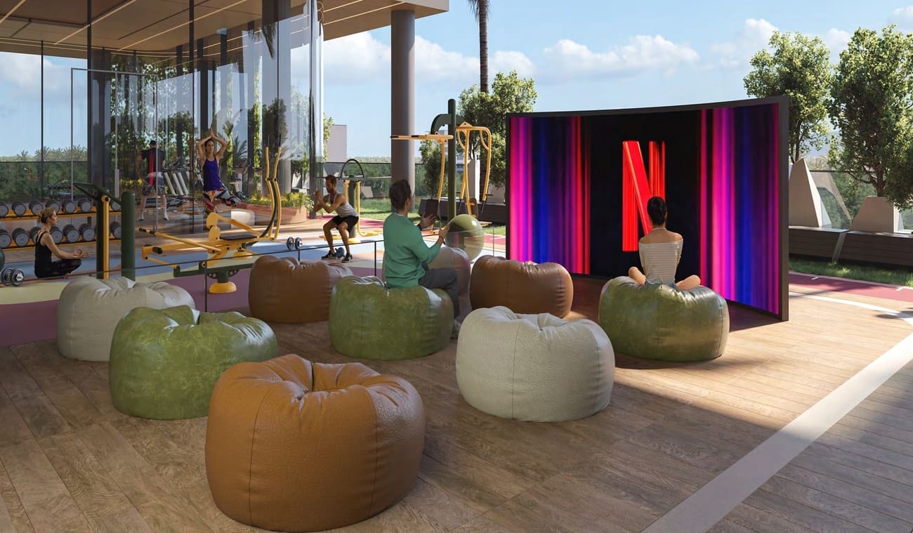 Outdoor Cinema & Jogging Track