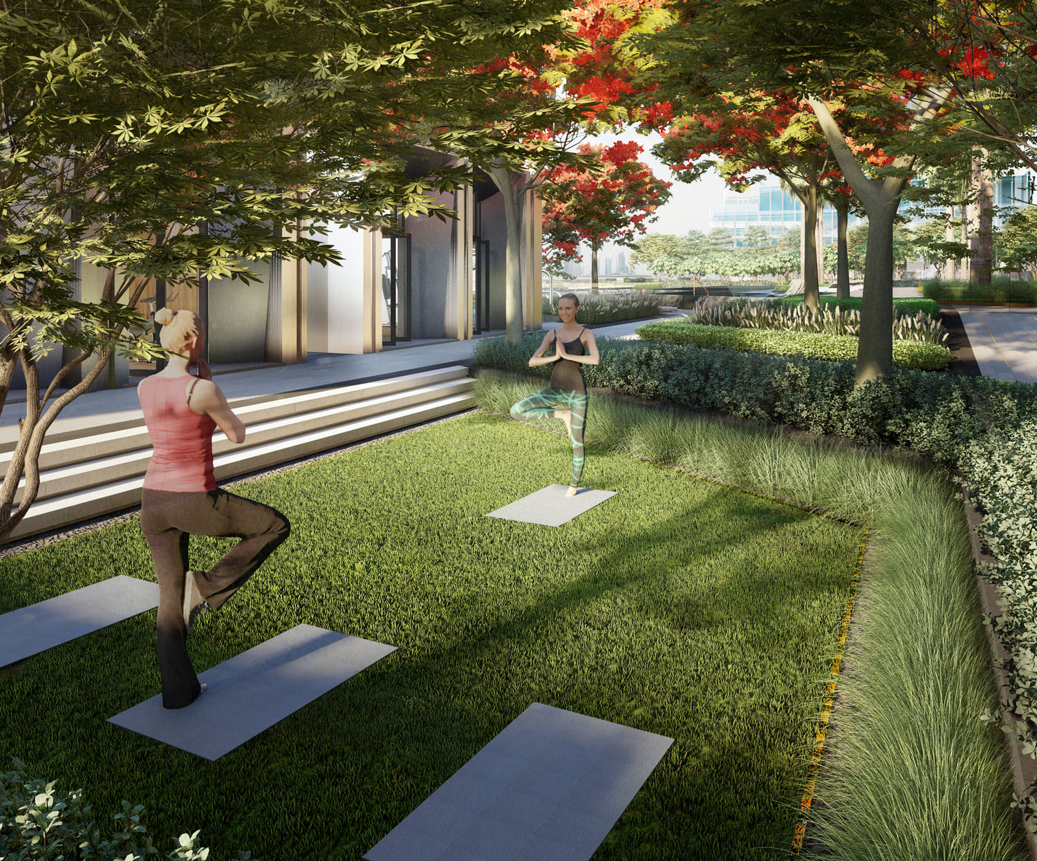 Open-Air Yoga Terrace