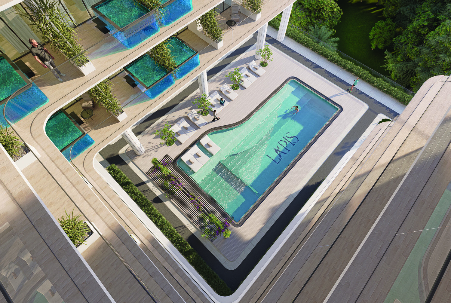 Leisure Pool Deck & Jacuzzi