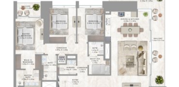 Palace Residences Creek Blue