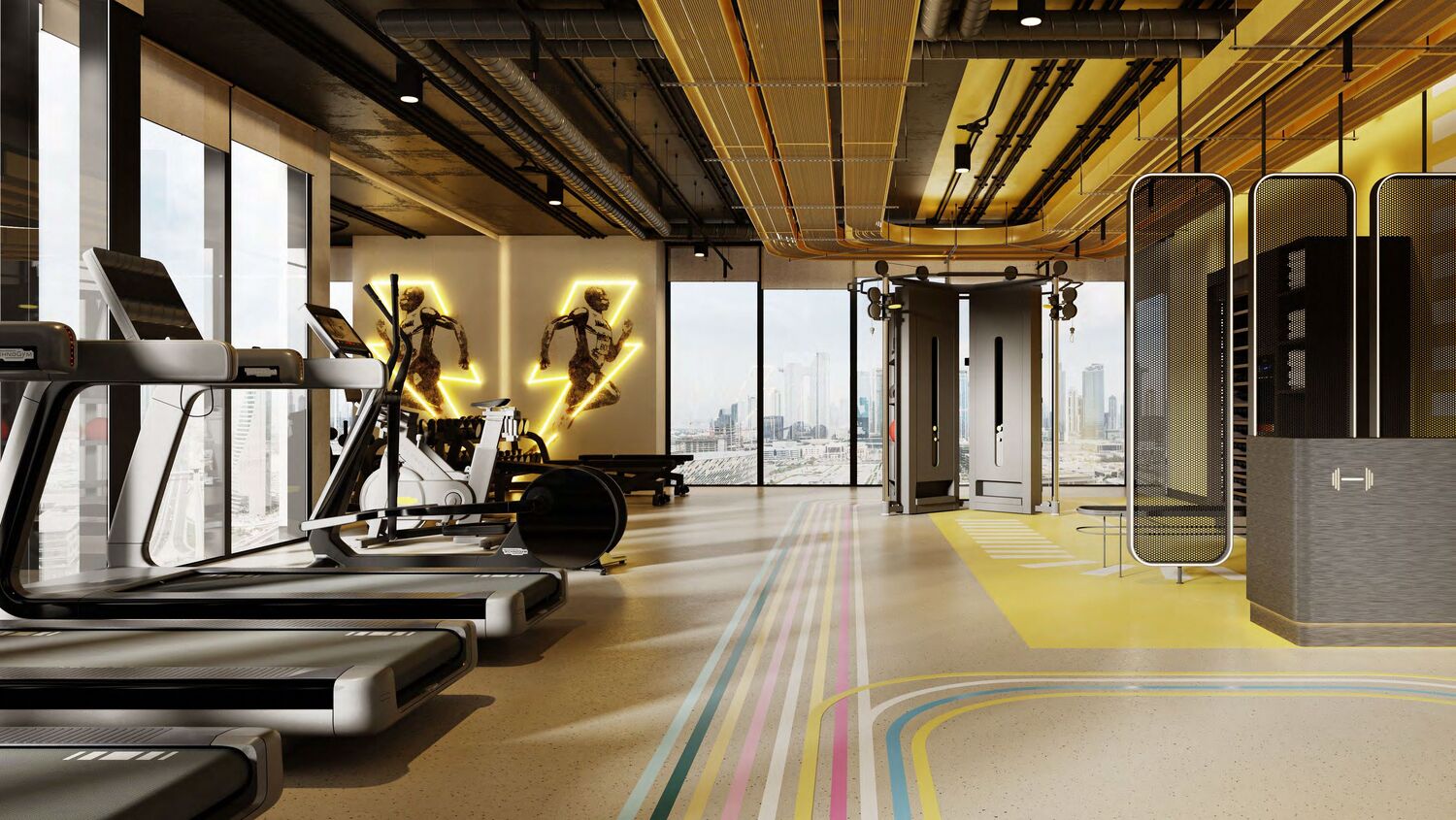 Gym with Sauna