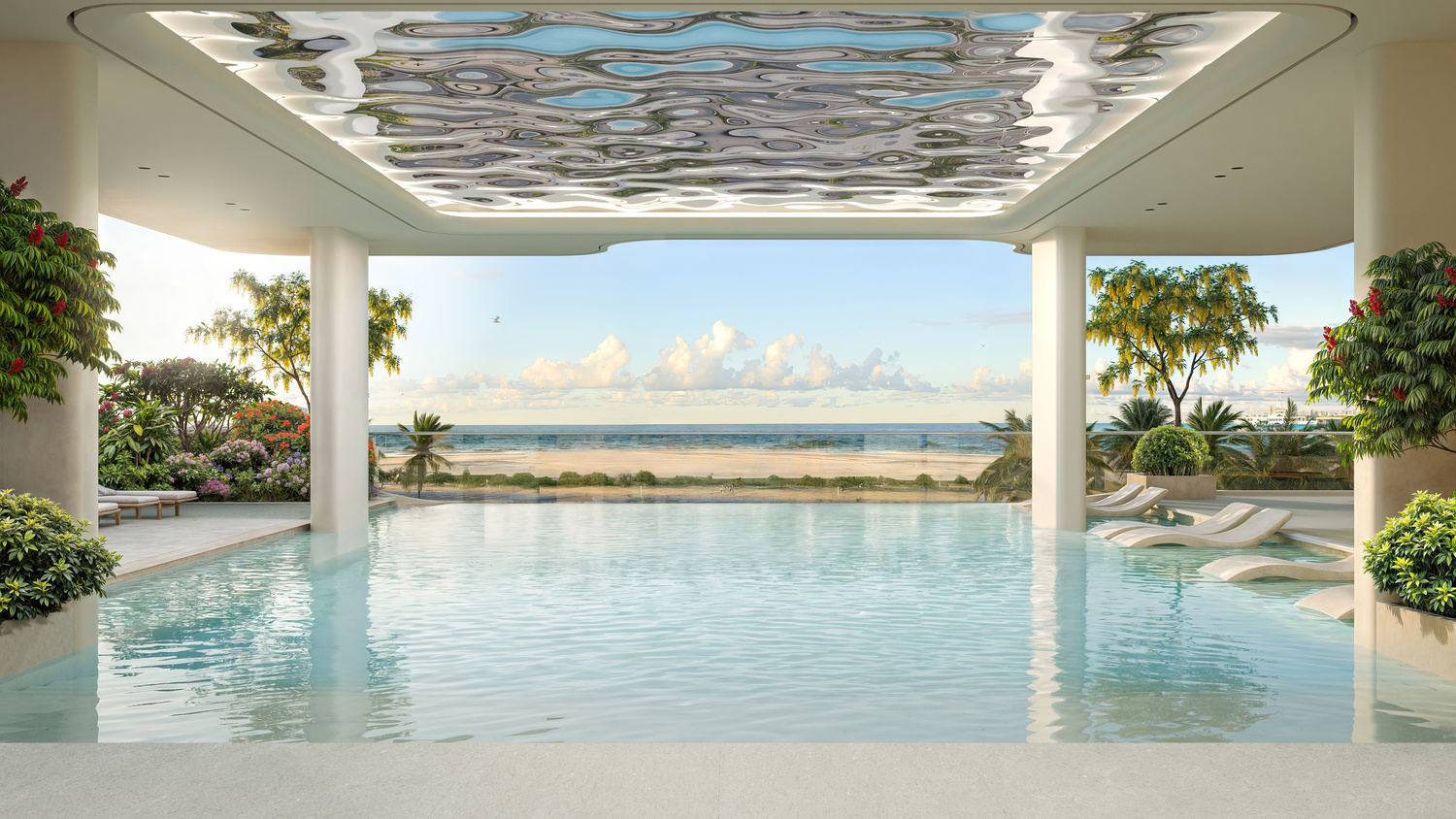 Infinity Pool & Sunbathing Area
