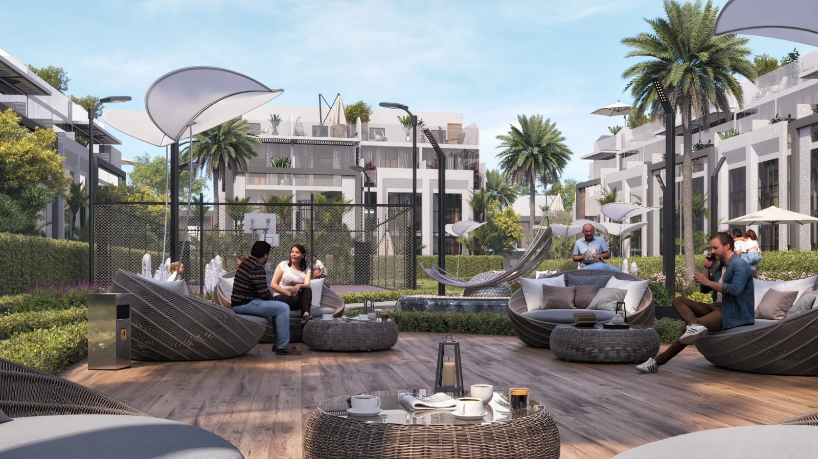 Shaded Seating Areas