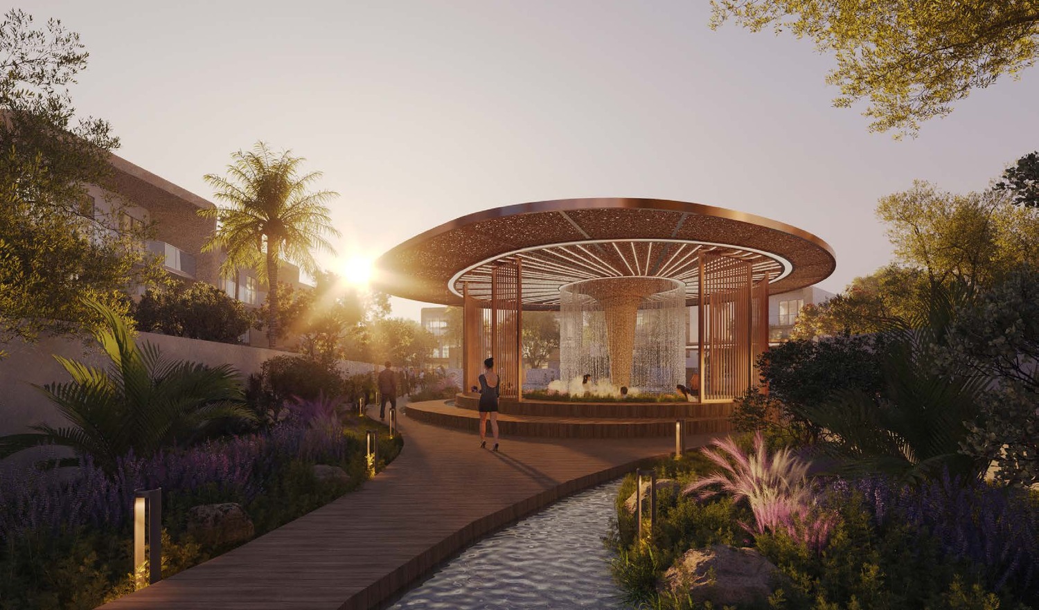 Waterfall Pavillion