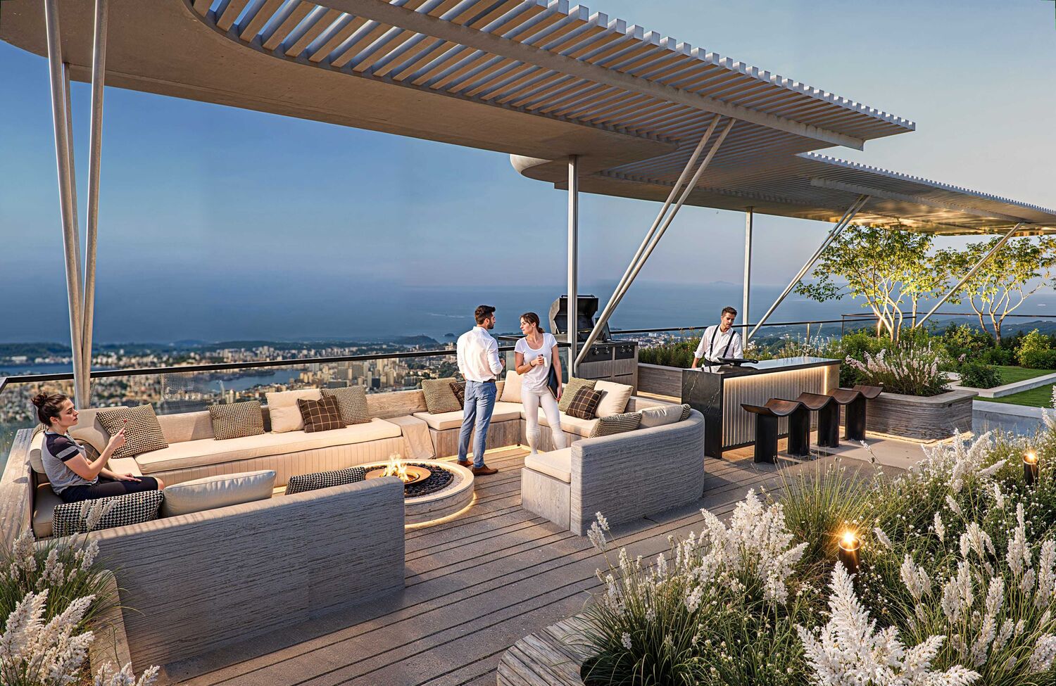 Sports AreaBBQ Open Kitchen & Fire Pit