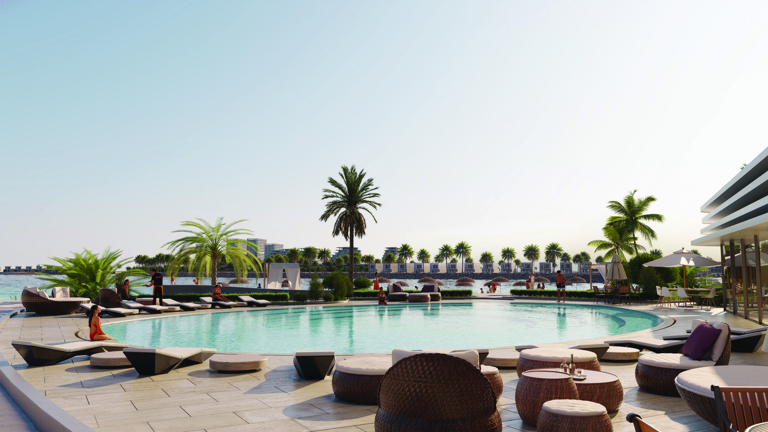 Pool with Direct Beach Access