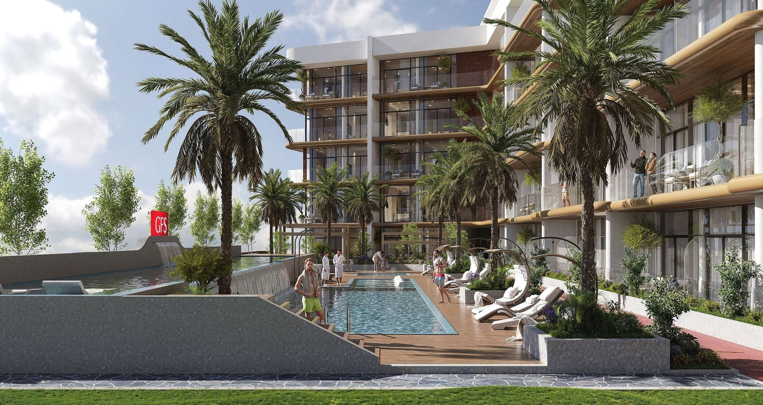 Lunch Sitting Area by the Pool